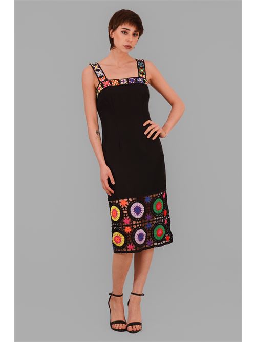 Abitocon ricamo in cady twins fantasy | T4517BLACK